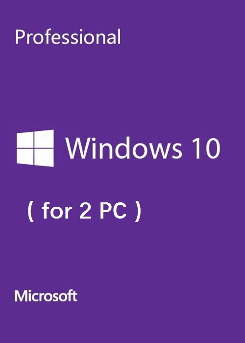 MS Win 10 Pro OEM Scan Key Global(2 PC)