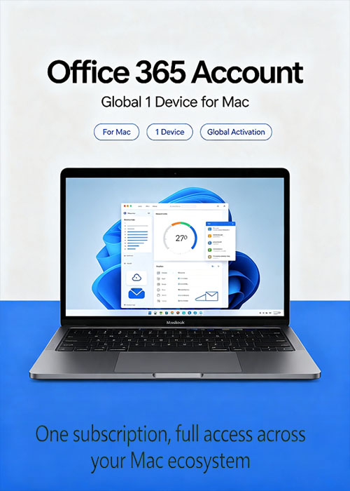 gvgmalbr, MS Office365 Account Global 1 Device For MAC